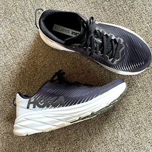 Women’s HOKA run on 3 running shoe. Size 9